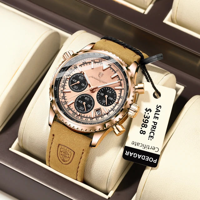 POEDAGAR Luxury Mens Watch