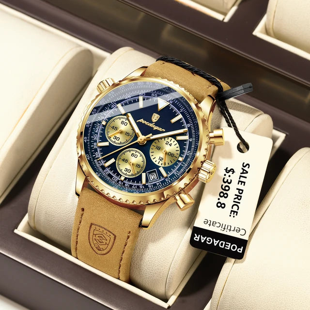 POEDAGAR Luxury Mens Watch