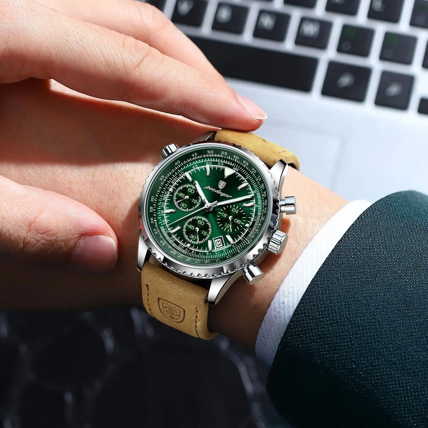 POEDAGAR Luxury Mens Watch