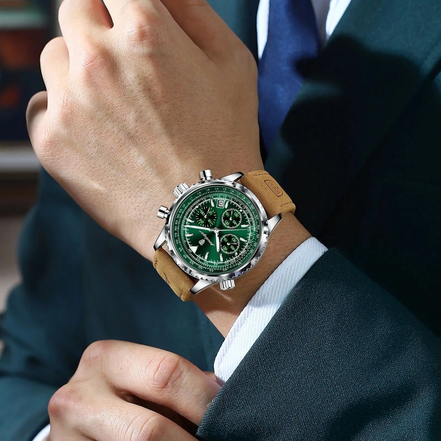 POEDAGAR Luxury Mens Watch