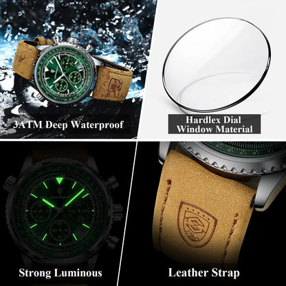 POEDAGAR Luxury Mens Watch